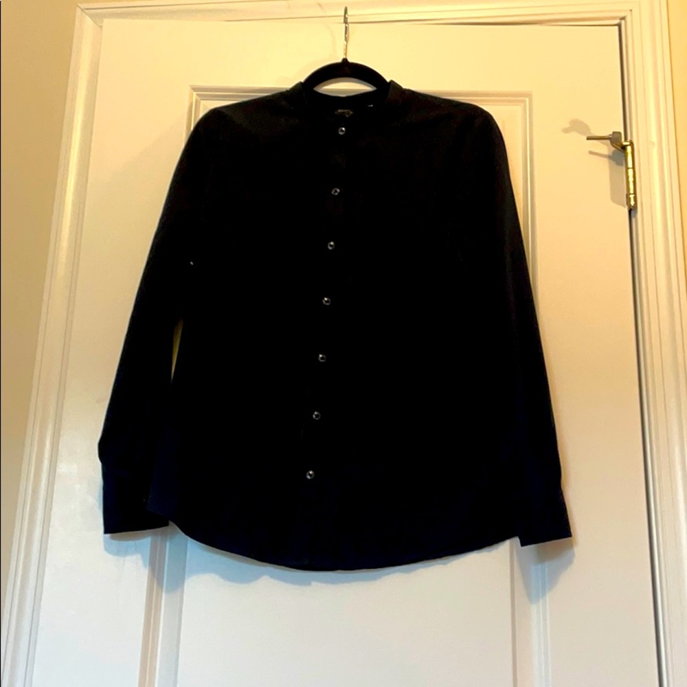 Ruffled Button Down Blouse